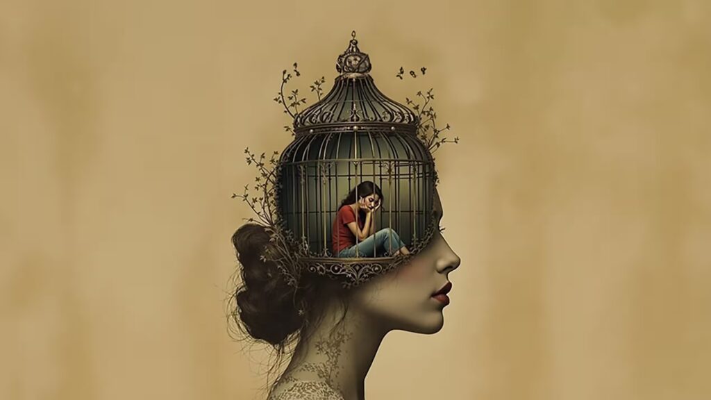 umysł uwięziony w głowie